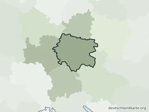 Vorschau: Nachbarkreiskarte vom Zollernalbkreis