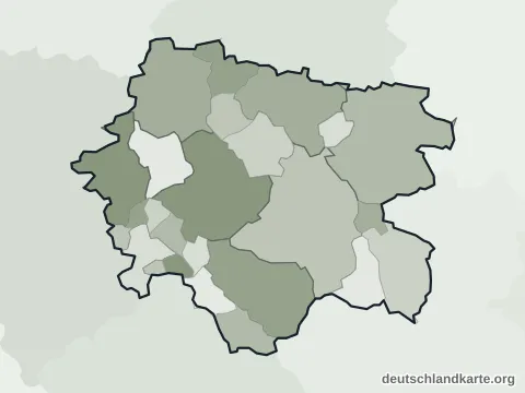 Vorschau: Ortskarte vom Zollernalbkreis