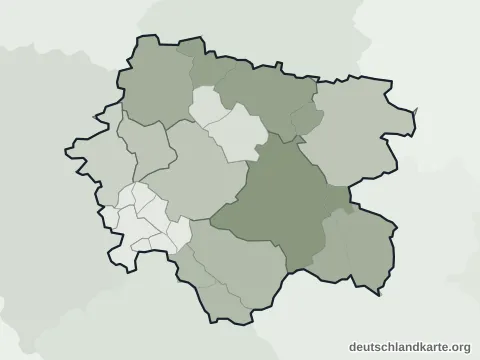 Vorschau: Verwaltungsgliederung vom Zollernalbkreis