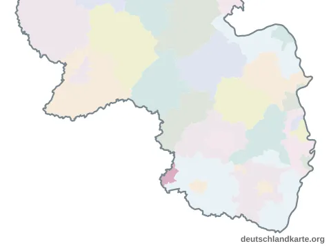 Karte: Kreisfreie Stadt Zweibrücken in Rheinland-Pfalz