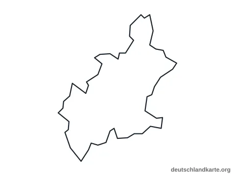 Vorschau: Umrisskarte von der kreisfreien Stadt Zweibrücken